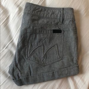 Matix Grey Cuffed Shorts